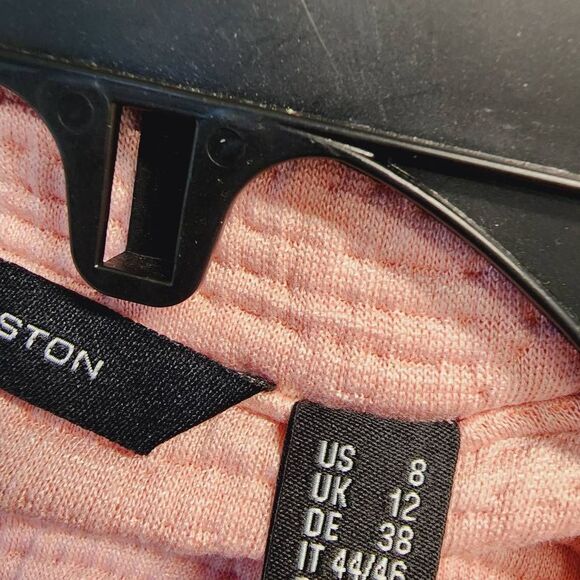 NEW H by Halston Lightweight Textured Knit Bomber Jacket Women's Size 8 - Picture 8 of 8